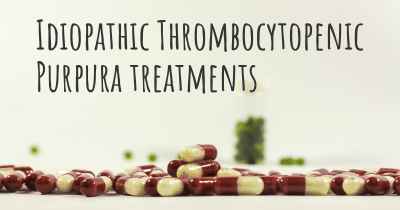 Idiopathic Thrombocytopenic Purpura treatments