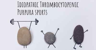 Idiopathic Thrombocytopenic Purpura sports