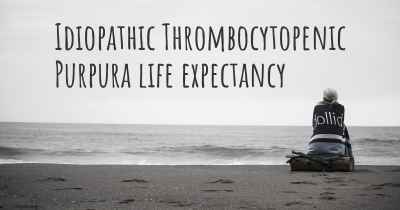 Idiopathic Thrombocytopenic Purpura life expectancy