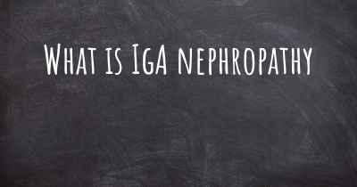 What is IgA nephropathy