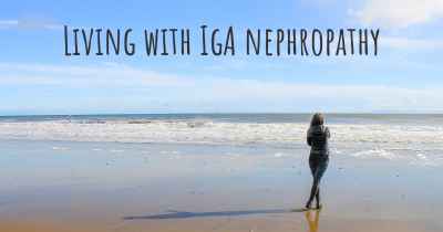 Living with IgA nephropathy