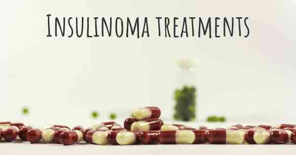 Insulinoma treatments