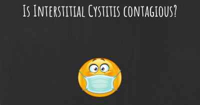 Is Interstitial Cystitis contagious?