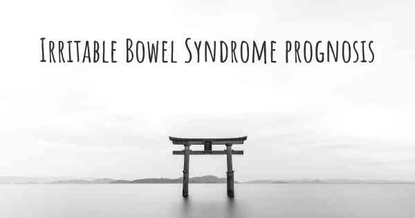 Irritable Bowel Syndrome prognosis