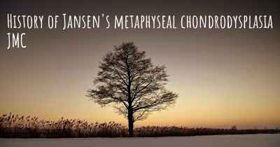 History of Jansen's metaphyseal chondrodysplasia JMC