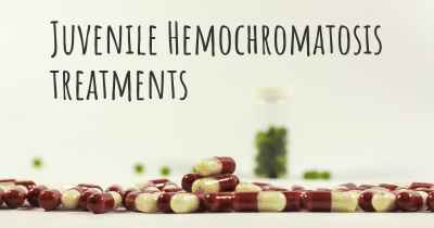 Juvenile Hemochromatosis treatments