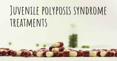 Juvenile polyposis syndrome treatments