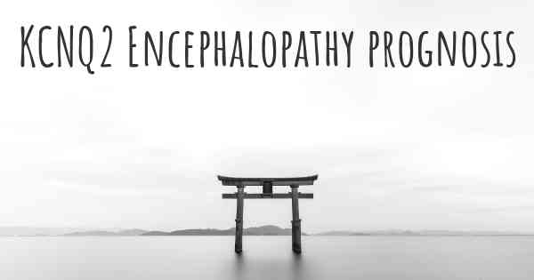 KCNQ2 Encephalopathy prognosis