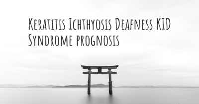 Keratitis Ichthyosis Deafness KID Syndrome prognosis