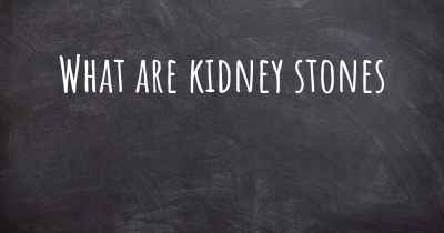 What are kidney stones
