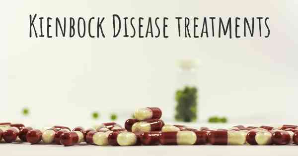 Kienbock Disease treatments