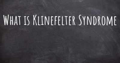 What is Klinefelter Syndrome