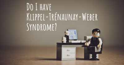 Do I have Klippel-Trénaunay-Weber Syndrome?