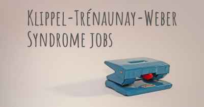 Klippel-Trénaunay-Weber Syndrome jobs