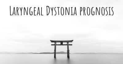 Laryngeal Dystonia prognosis