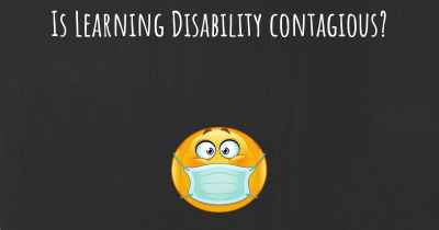 Is Learning Disability contagious?