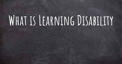 What is Learning Disability