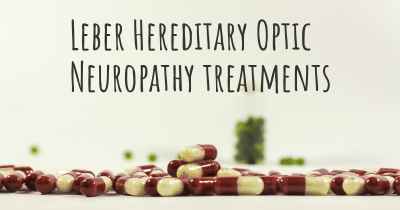Leber Hereditary Optic Neuropathy treatments