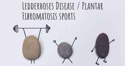 Ledderhoses Disease / Plantar Fibromatosis sports