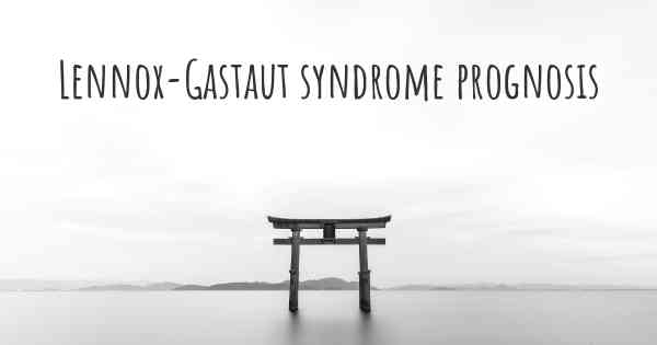Lennox-Gastaut syndrome prognosis