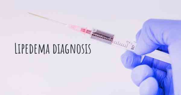 Lipedema diagnosis