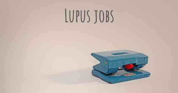 Lupus jobs