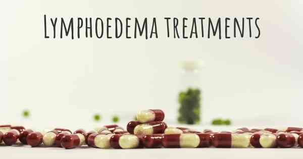 Lymphoedema treatments