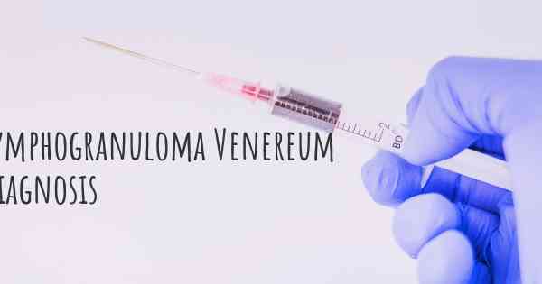 Lymphogranuloma Venereum diagnosis