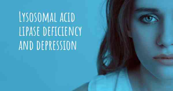 Lysosomal acid lipase deficiency and depression