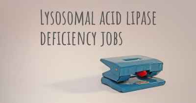 Lysosomal acid lipase deficiency jobs