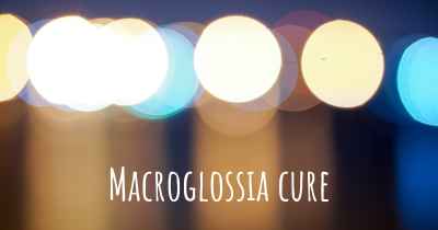 Macroglossia cure