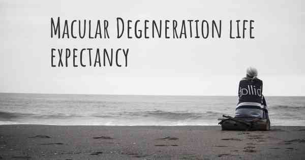 Macular Degeneration life expectancy