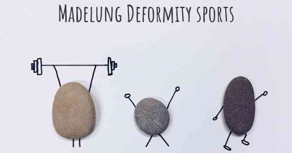 Madelung Deformity sports