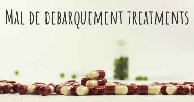 Mal de debarquement treatments