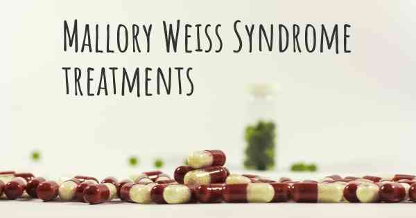 Mallory Weiss Syndrome treatments