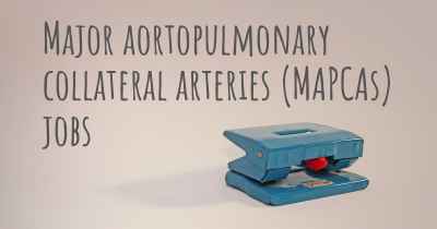 Major aortopulmonary collateral arteries (MAPCAs) jobs