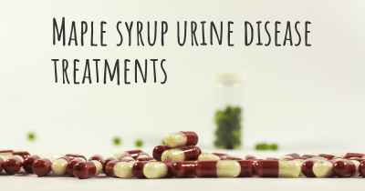 Maple syrup urine disease treatments