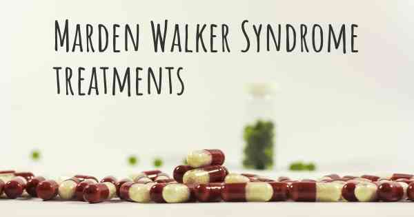 Marden Walker Syndrome treatments