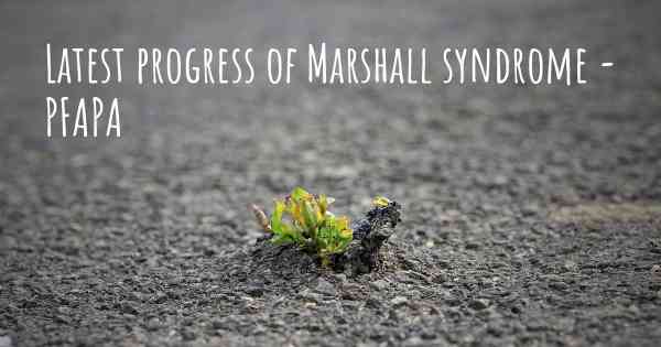 Latest progress of Marshall syndrome - PFAPA