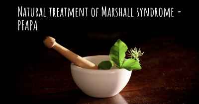 Natural treatment of Marshall syndrome - PFAPA