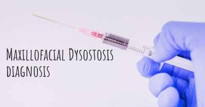 Maxillofacial Dysostosis diagnosis
