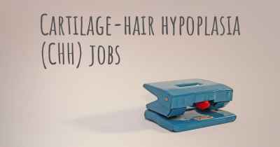 Cartilage-hair hypoplasia (CHH) jobs