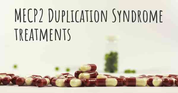MECP2 Duplication Syndrome treatments