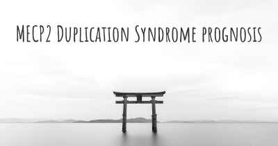 MECP2 Duplication Syndrome prognosis