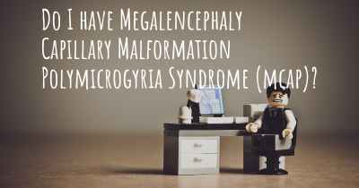 Do I have Megalencephaly Capillary Malformation Polymicrogyria Syndrome (mcap)?