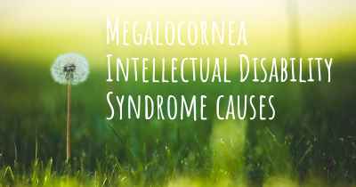 Megalocornea Intellectual Disability Syndrome causes