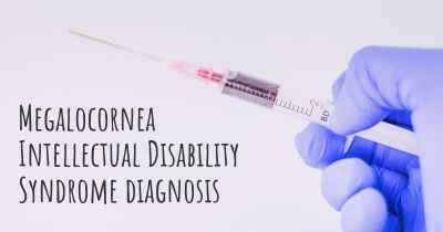 Megalocornea Intellectual Disability Syndrome diagnosis