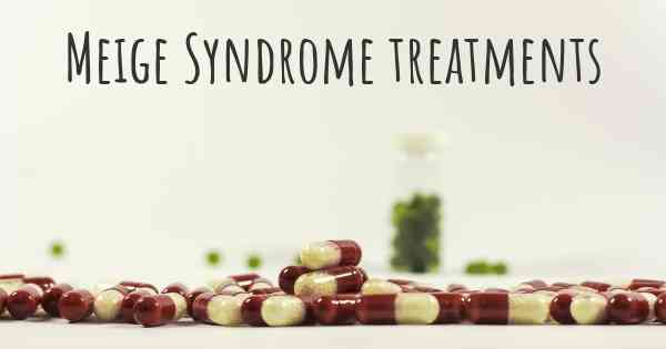 Meige Syndrome treatments