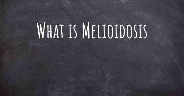 What is Melioidosis
