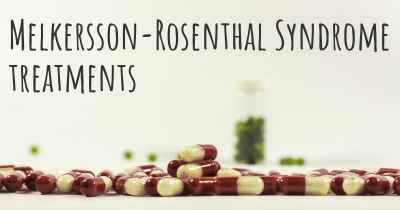 Melkersson-Rosenthal Syndrome treatments